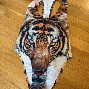 Tiger Print bodysuit